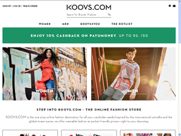 Koovs screenshot